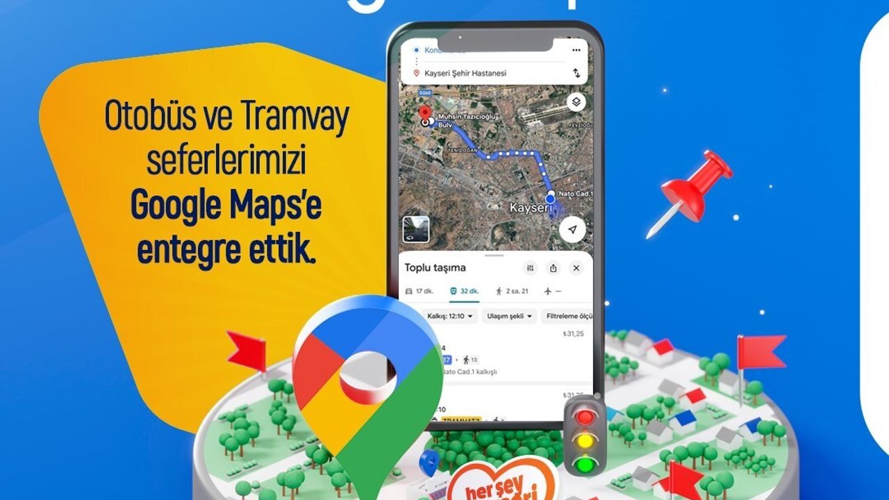 Kayseri’de Toplu Taşımada Dijital Dönüşüm: GTFS ile Google Maps Entegrasyonu