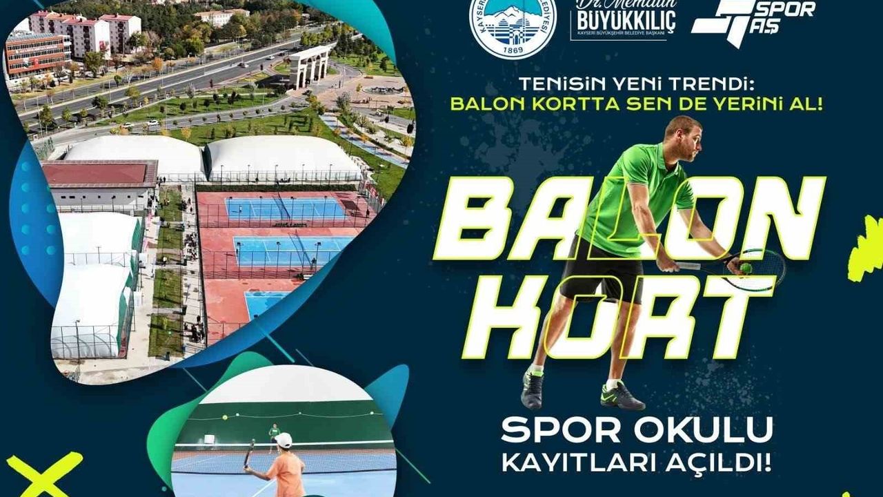 Kayseri Millet Bahçesi Tenis Okulu'nda 2. Güz Dönemi Kayıtları Başladı