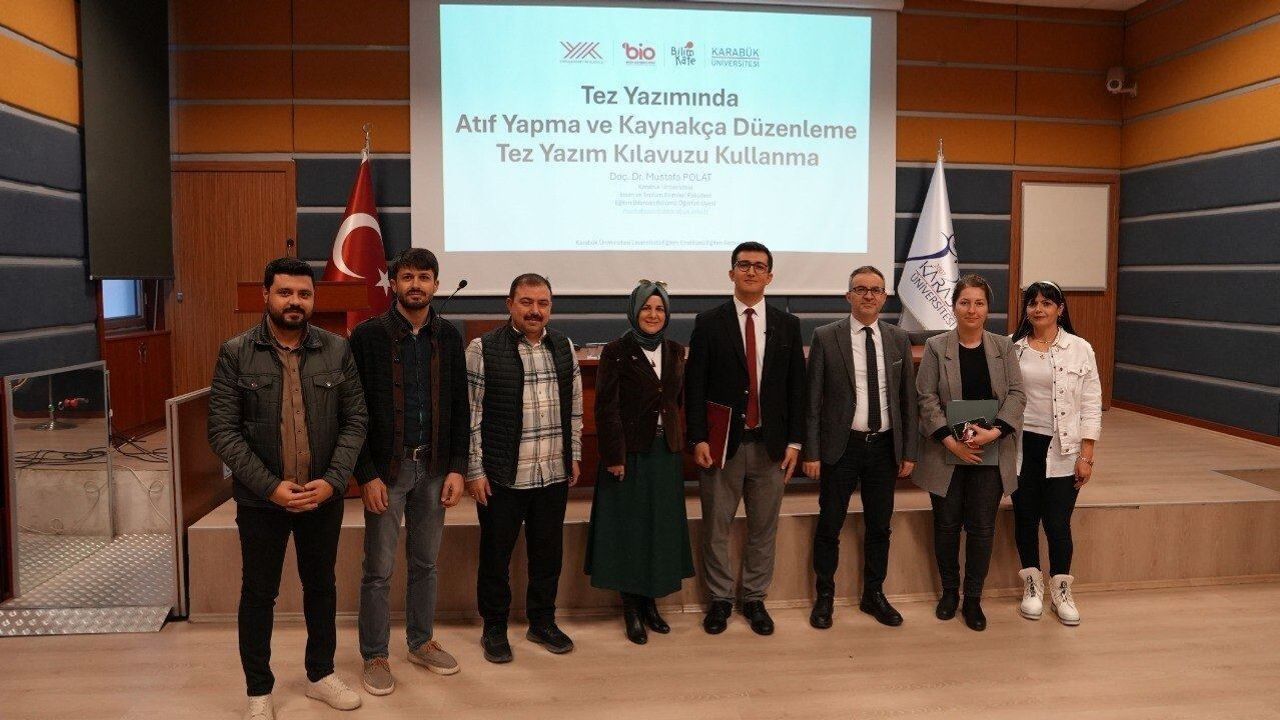 KBÜ Tez Yazım Atölyesi'nde Bilimsel Etik ve Atıf Kültürü