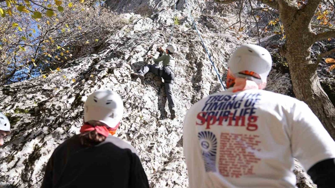 Keltepe'de 12 Ay Spor Turizmi: Kaya Tırmanışı Başlıyor