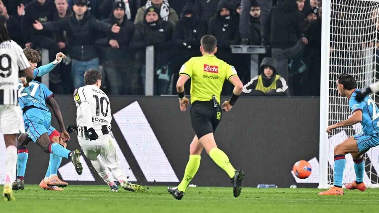 Kenan Yıldız 2 golle Juventus'u 2-1 galibiyete taşıdı