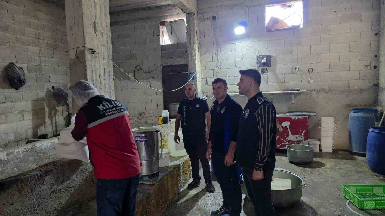 Kilis’te Kaçak Peynir ve Yoğurt Üretimine 315 bin 896 TL Ceza