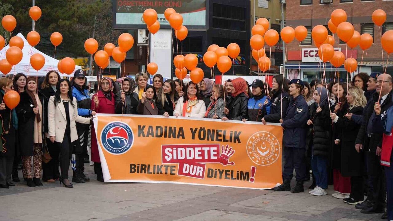 Kırıkkale’de 25 Kasım: Turuncu Balonlarla Şiddete Karşı Birlik Mesajı