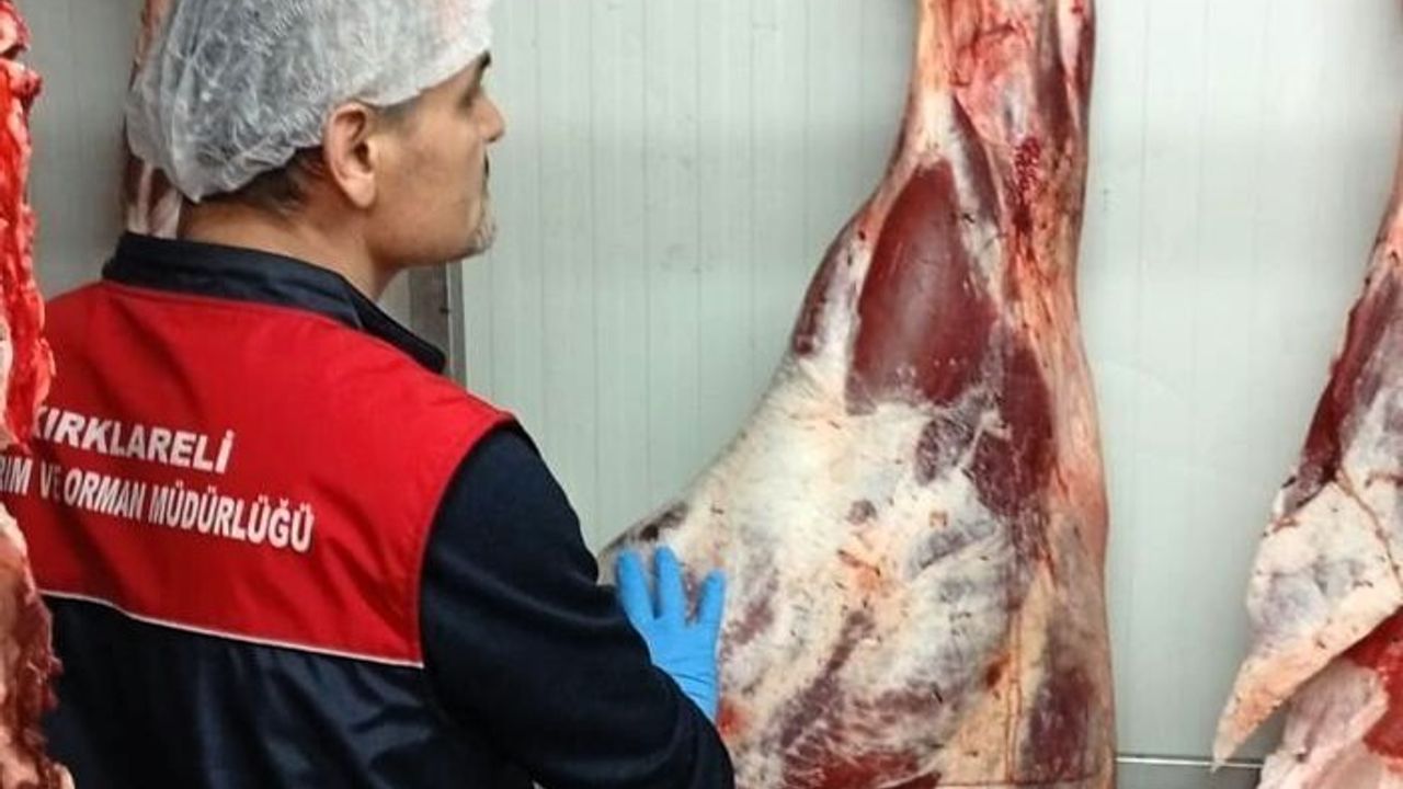 Kırklareli'de Et Satışları Sıkı Denetim Altında