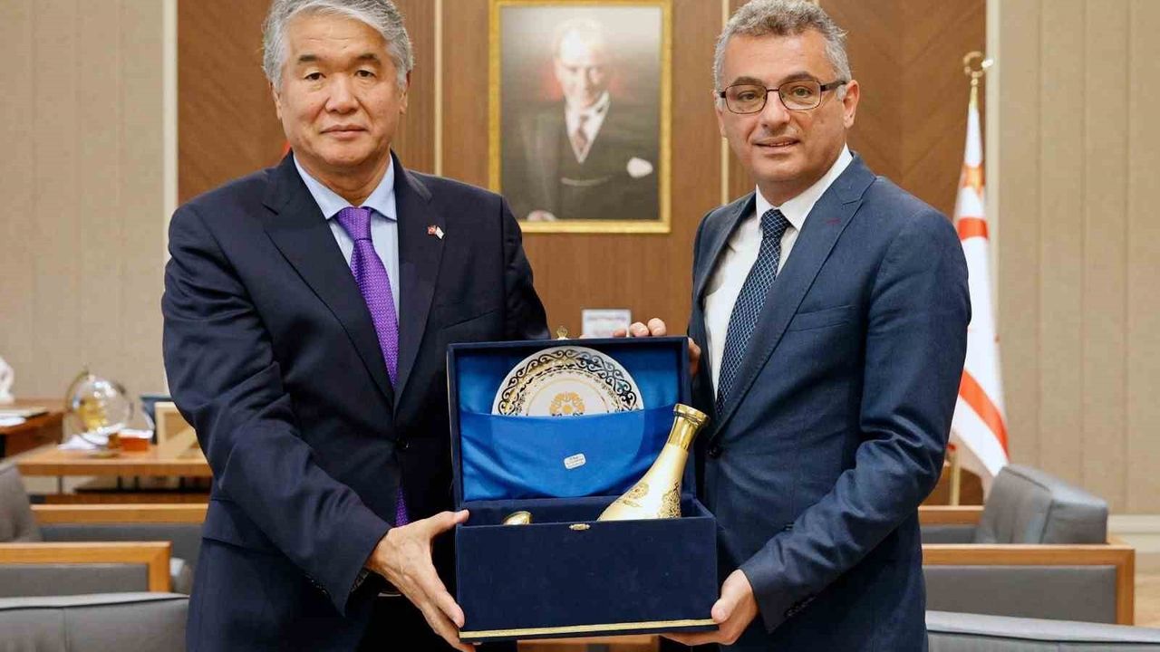 KKTC Cumhurbaşkanı Erhürman, TÜRKSOY Genel Sekrete…