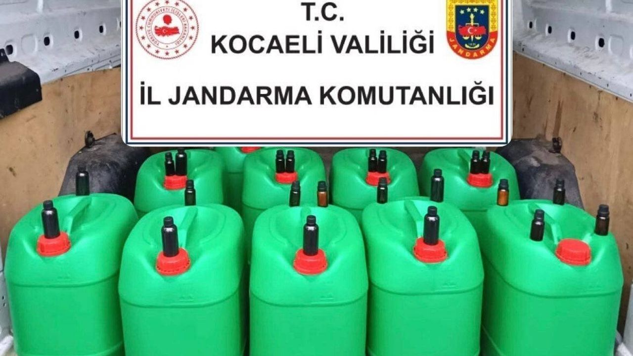Kocaeli'de 400 Litre Sahte Alkol Ele Geçirildi — Gebze Operasyonu