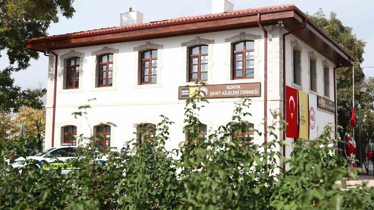 Konya Büyükşehir Yenilenen Şehit Aileleri Derneği Binasını Dualarla Açtı