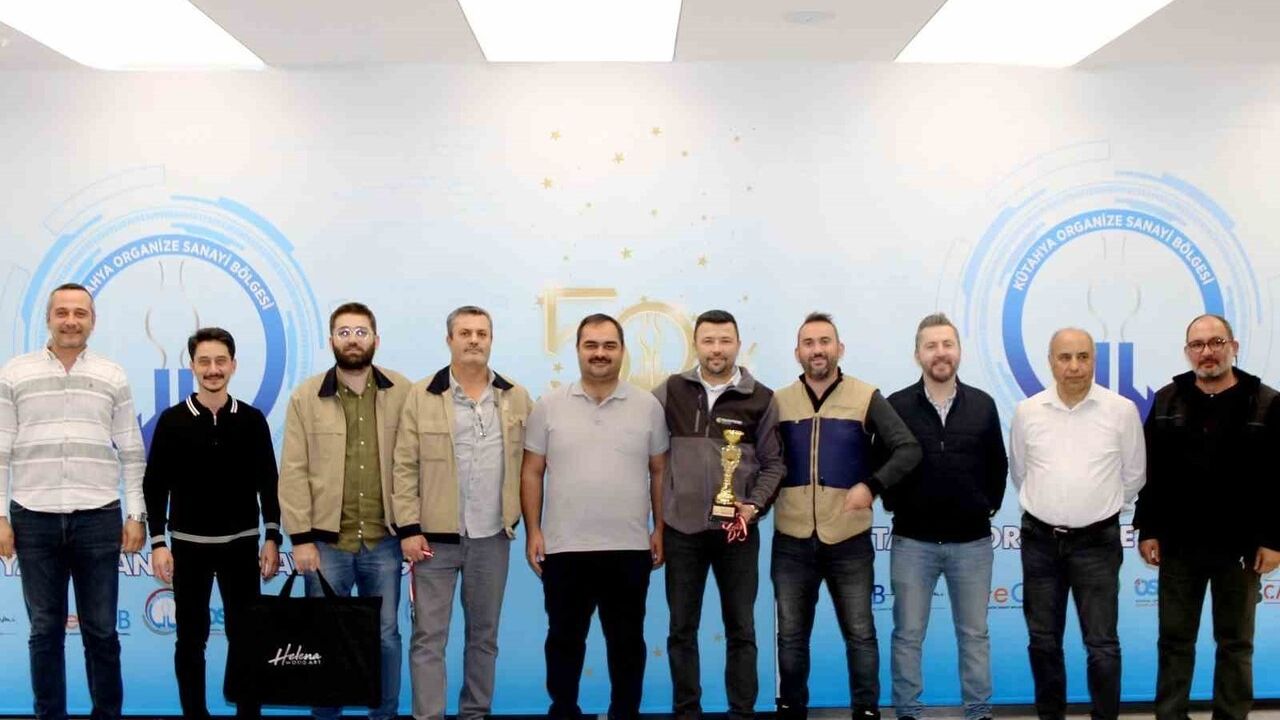 Kütahya OSB 4. Firmalar Arası Tavla Turnuvası’nda Şampiyon Martur Kılıf