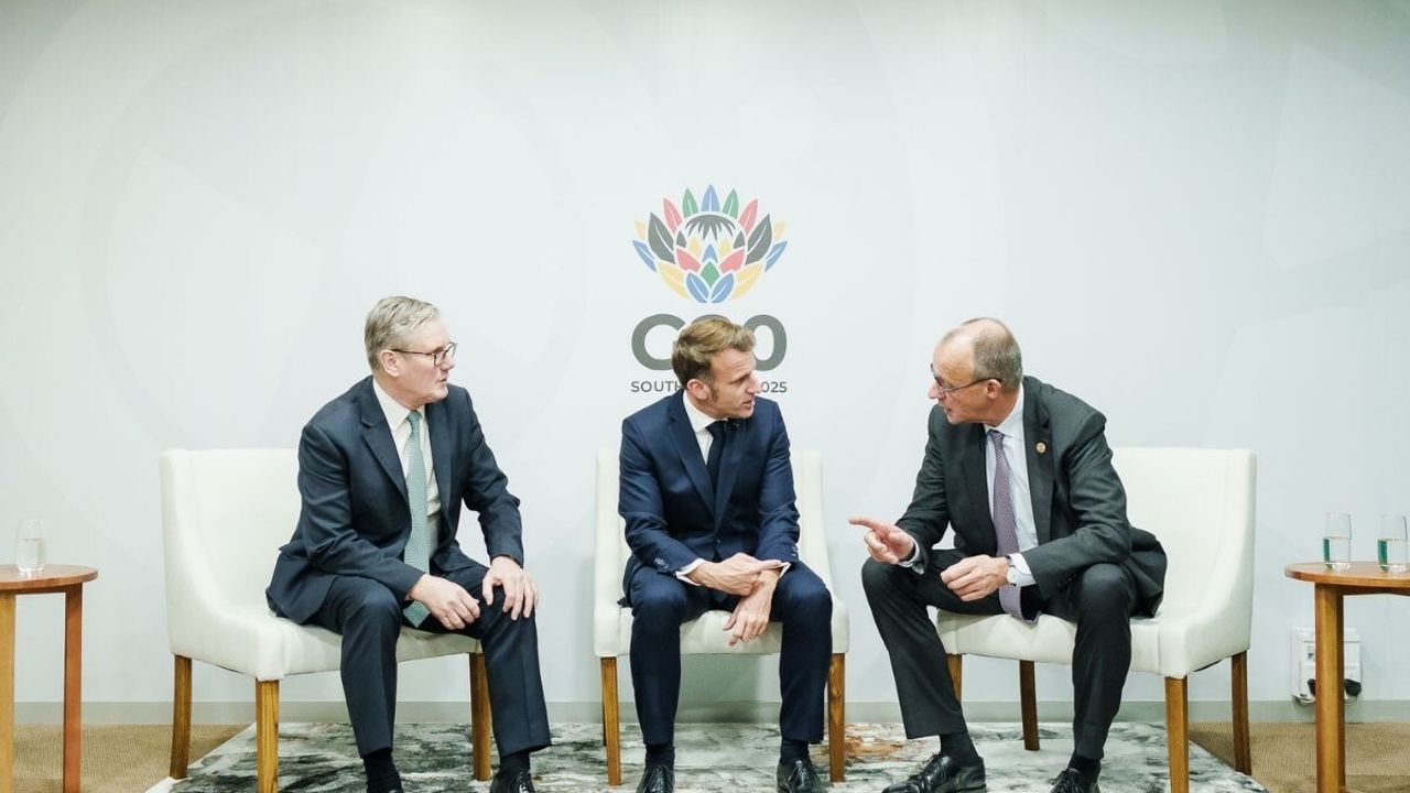 Macron, Merz ve Starmer Johannesburg'ta ABD'nin 28 Maddelik Ukrayna Planını Görüştü