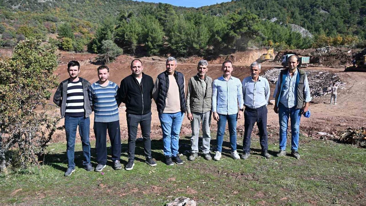 Manisa'da Su Hasadı Başladı: Gördes Malaz'da 35 Bin Metreküp Kapasiteli Gölet