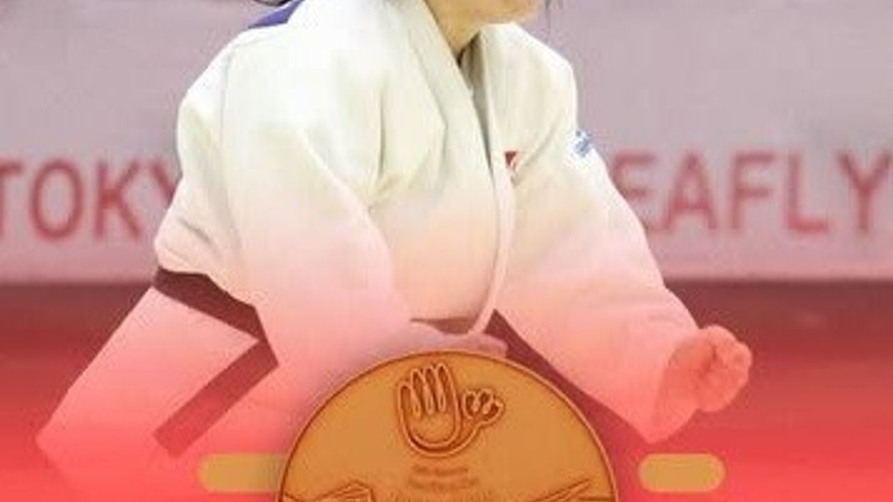 Manisalı Judocu Yadigar Talayhan, Tokyo'da Bronz Madalya Kazandı