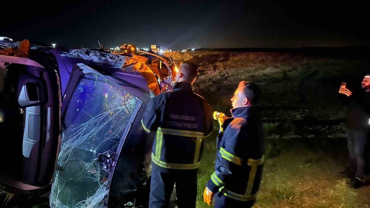 Mardin’de Cip Şarampole Devrildi: 4 Yaralı