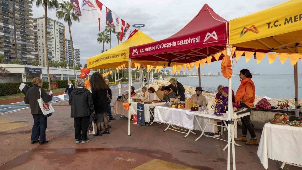 Mersin'de 25 Kasım'da Kadına Yönelik Şiddete Karşı Geniş Katılımlı Etkinlikler