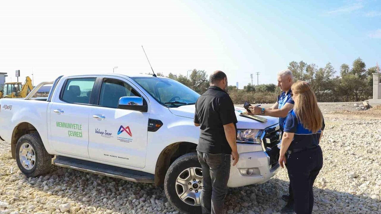 Mersin'de Hafriyat Denetimi Uydu ile Sıkı Takipte