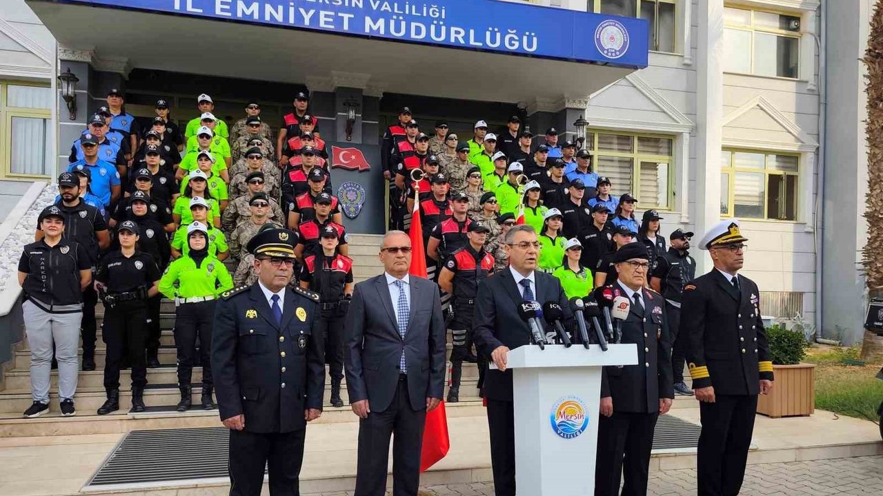 Mersin'de Suç Oranları Düştü: Vali Toros 'Suça Geçit Vermeyeceğiz'