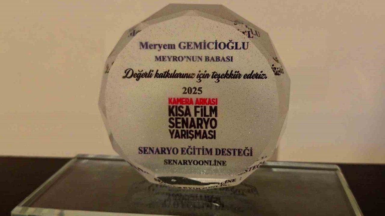 Meryem Gemicioğlu'na Kamera Arkası'ndan Büyük Ödül