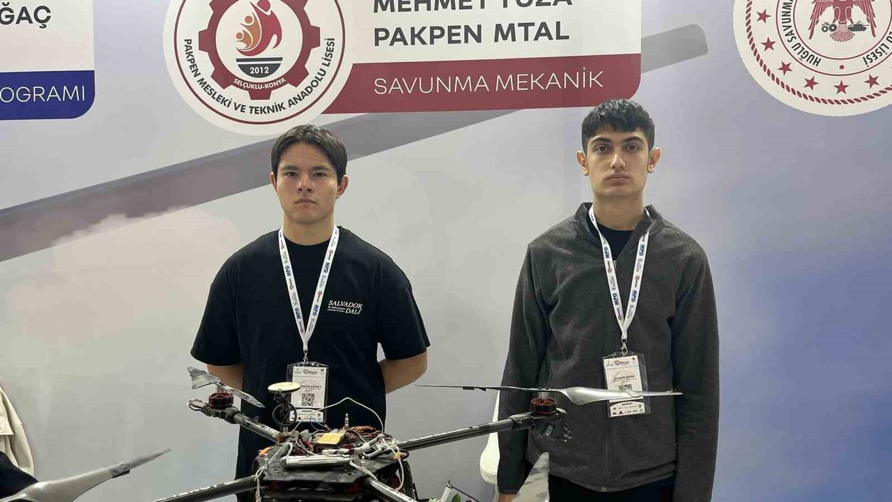 MEVKA Destekli Okullar Konya'da Savunma Sanayiini Sergiledi