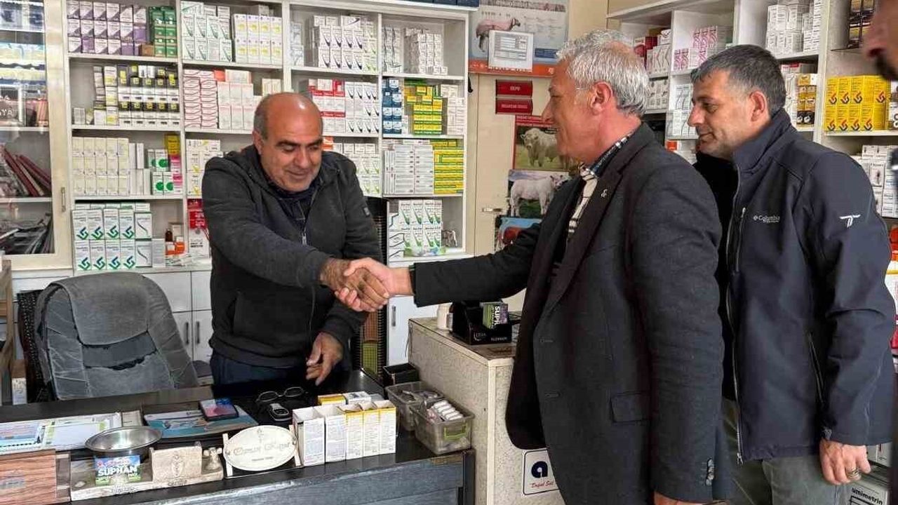 MHP Patnos'tan Esnaf Ziyaretleri: 'Hayırlı Günler Komşum' ve 'Derdin Derdimiz'