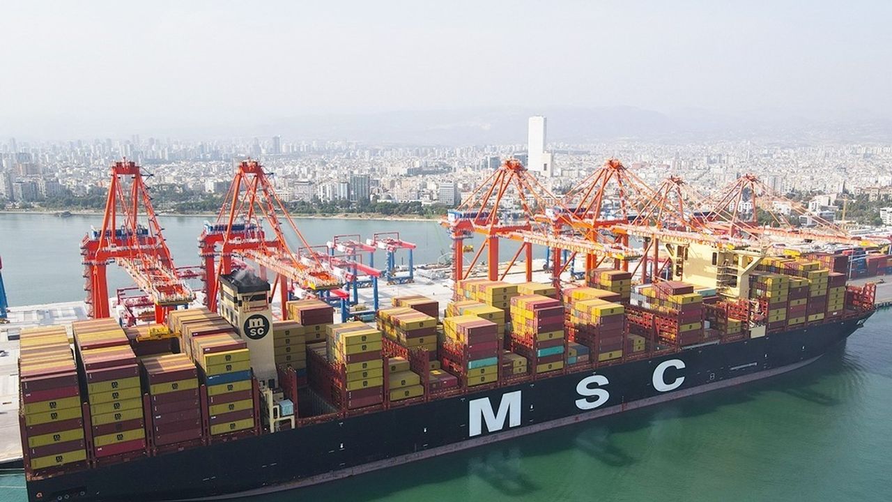 MSC IRINA Mersin Limanı’na Yanaştı — 24 bin 346 TEU Kapasiteli Dev