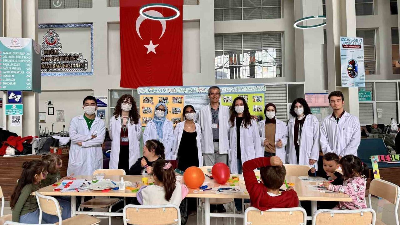 MSKÜ Gönüllüleri Lösemili Çocuklara Moral Verdi — 1 Çocuk 1 Dilek Muğla