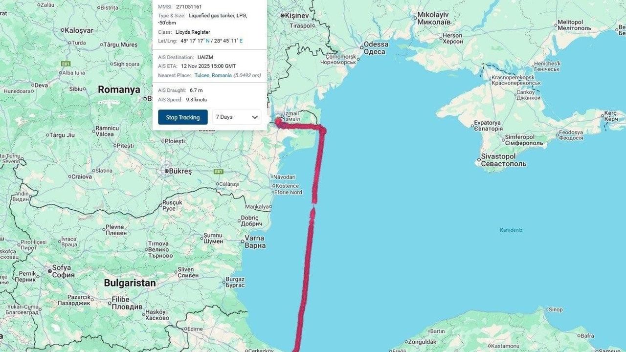 MT Orinda'ya İzmail Limanı'nda dron saldırısı: 16 Türk mürettebat sağ