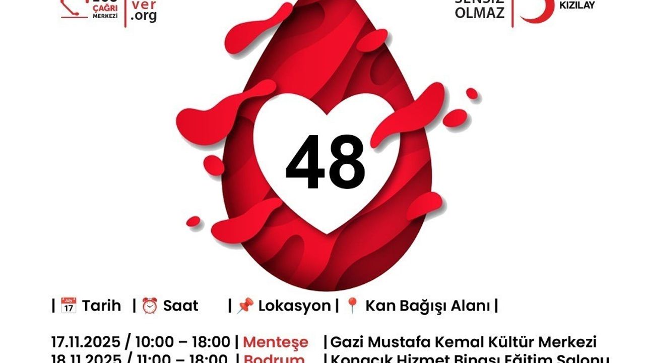 Muğla Büyükşehir'den Kızılay'a Kan Bağışı Desteği