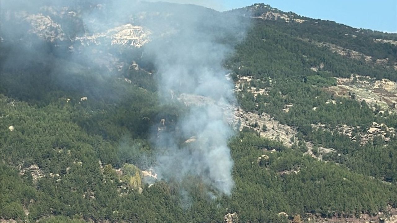 Muğla'da Kavaklıdere Orman Yangını Kontrol Altına Alındı