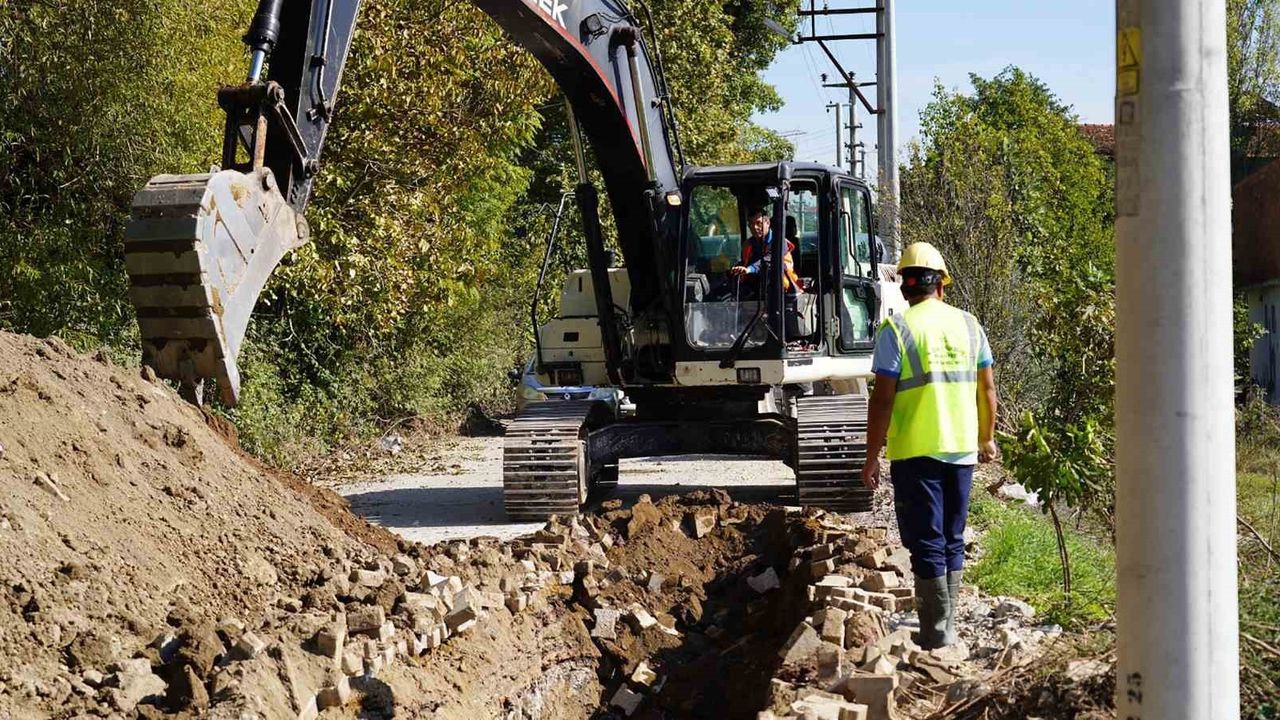 MUSKİ, Köyceğiz Zeytinalanı'nda Taşkınlara Karşı 1000’lik Yağmur Suyu Hattı