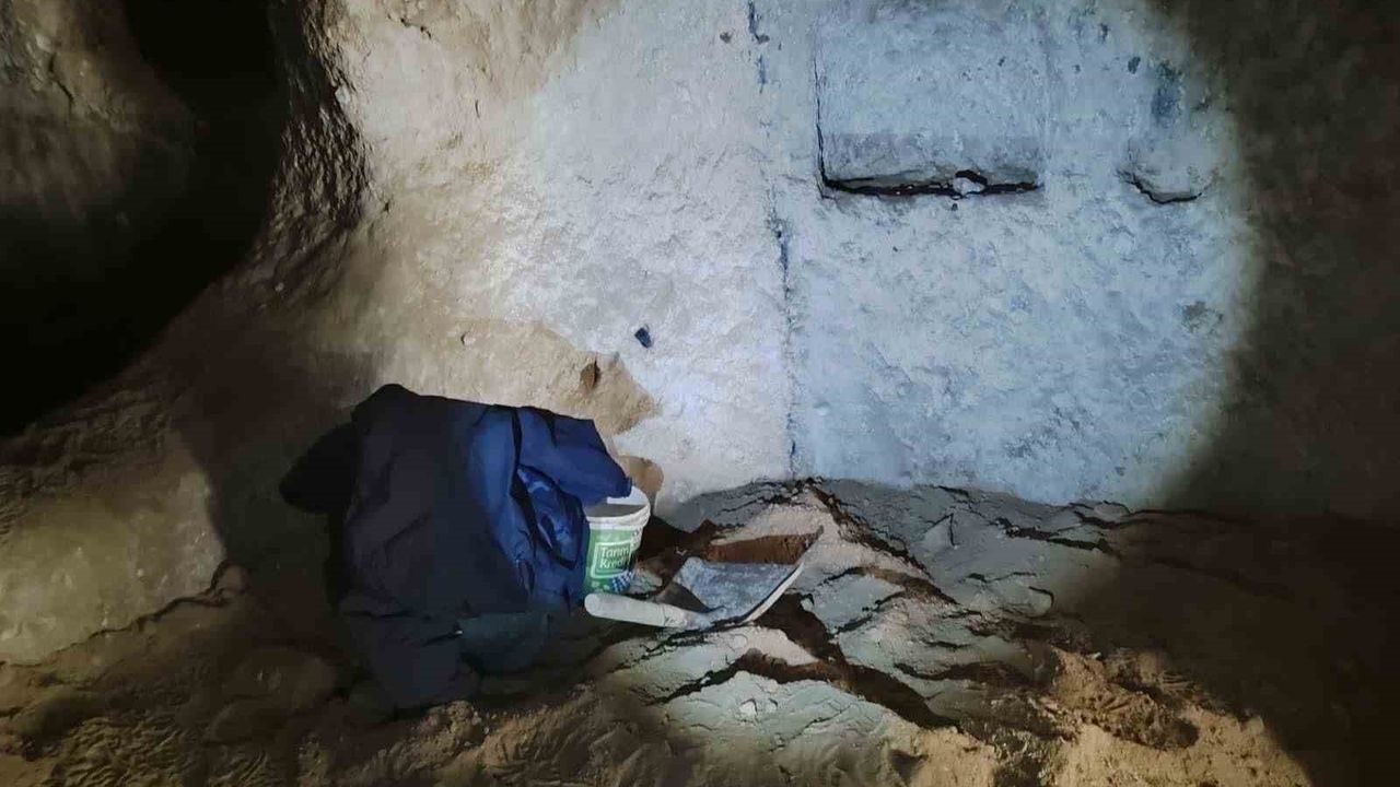 Nevşehir'de Kaçak Kazıda Yeraltı Şehri Ortaya Çıktı