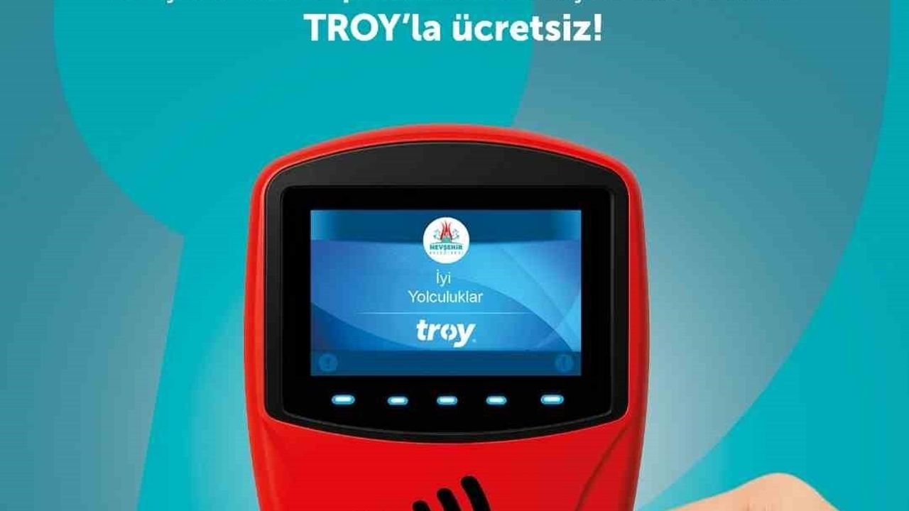 Nevşehir'de TROY Kartla Pazartesi İlk Ulaşım Ücretsiz (1-29 Aralık 2025)