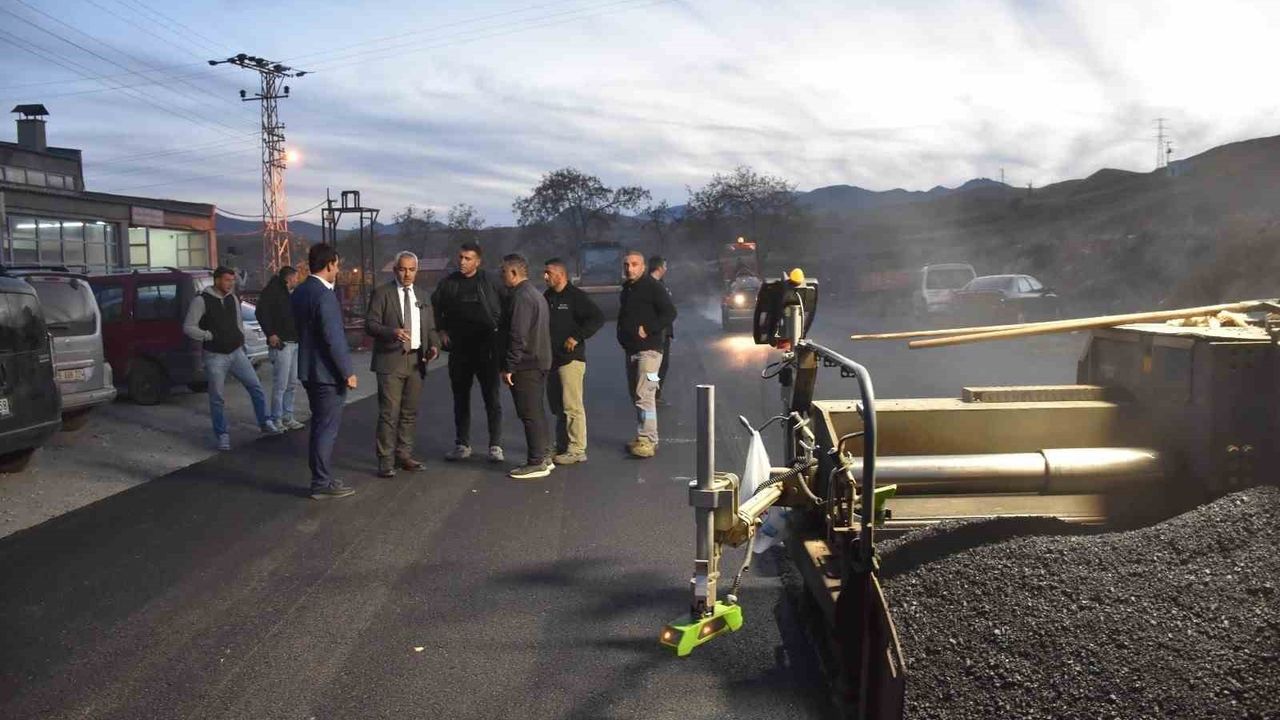 Oltu'da Asfalt Seferberliği: Doğutaş Küçük Sanayi Yenilendi