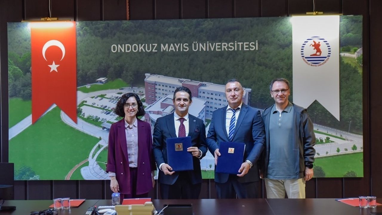 OMÜ ile Aziz Atik Fen Lisesi Arasında Bir Yıllık Eğitim İş Birliği Protokolü