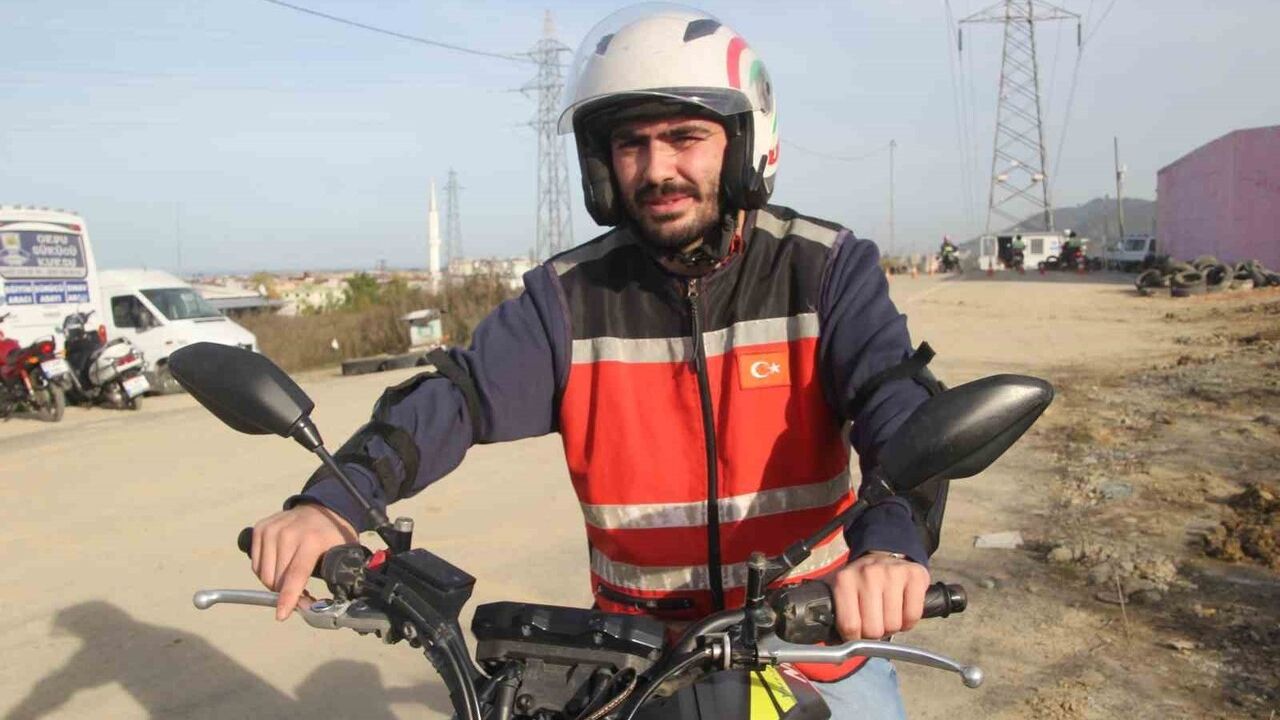 Ordu'da Tehlikeli Motosiklet Eğitim Alanı: Kursiyerler Tedirgin