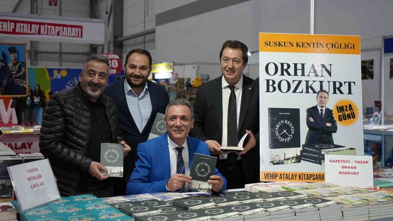 Orhan Bozkurt'un 'Suskun Kentin Çığlığı' Erzurum 7. Kitap Fuarı'nda