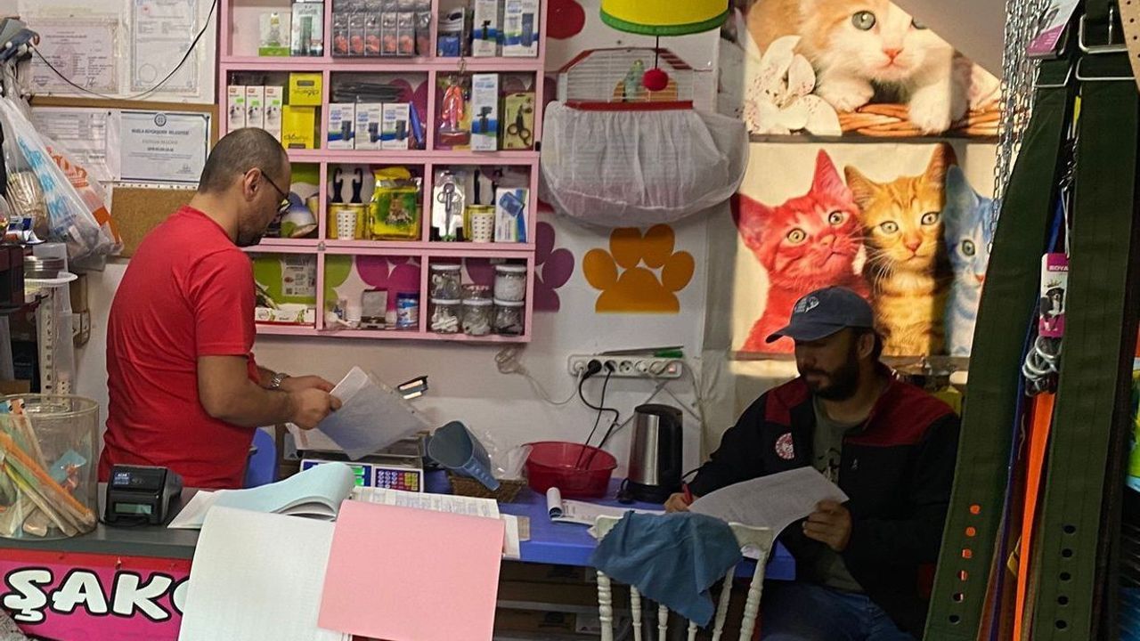 Ortaca'da Ev ve Süs Hayvanı Satış Yerlerine Denetim