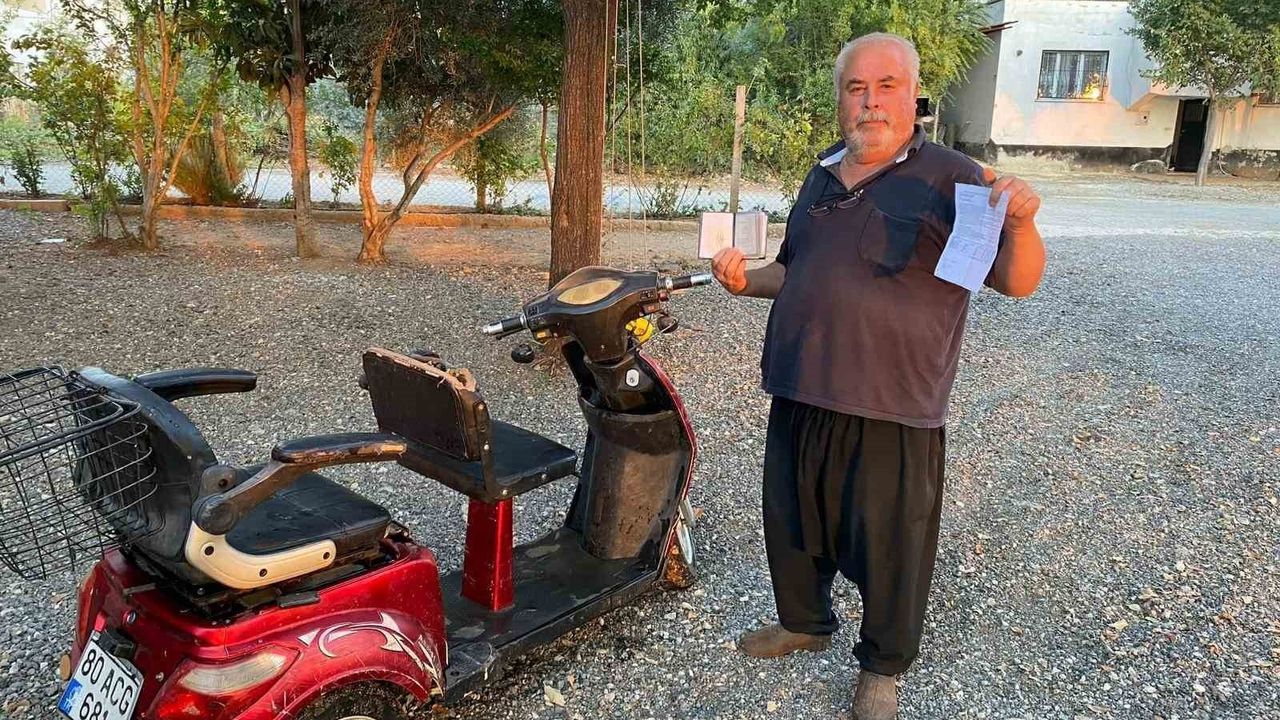 Osmaniye'de şarjlı motosiklete 14 bin TL ceza şoku: 500 km uzaklıktaki ihlaller şaşırttı