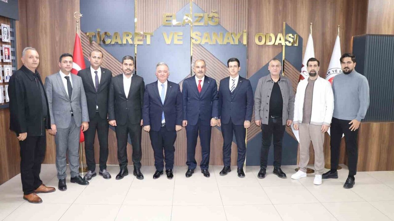 Osmaniye TSO Heyeti Elazığ TSO Başkanı İdris Alan’ı Ziyaret Etti