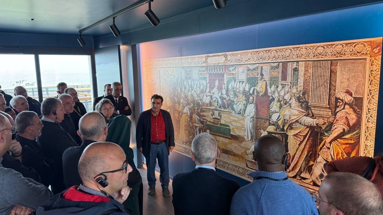 Papa 14'üncü Leo'nun Vekili İznik'te: Reina Baldassare Bazilikayı İnceledi