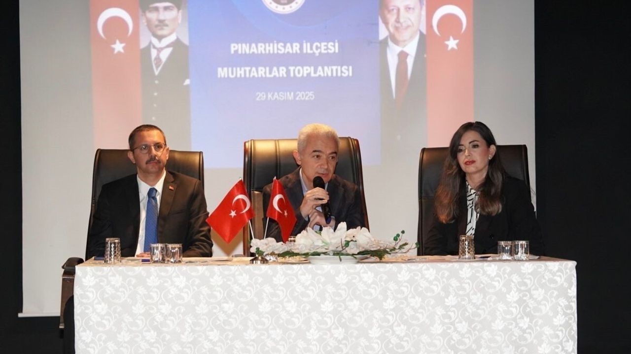 Pınarhisar’da Muhtarlarla Toplantı: Köy ve Mahalle Eksikleri Masaya Yatırıldı