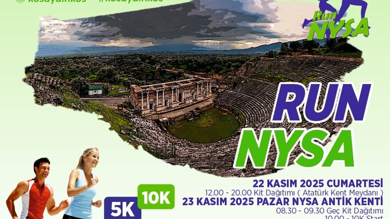 Run Nysa Sultanhisar'da: Nysa Antik Kenti'nde 5K ve 10K Koşuları