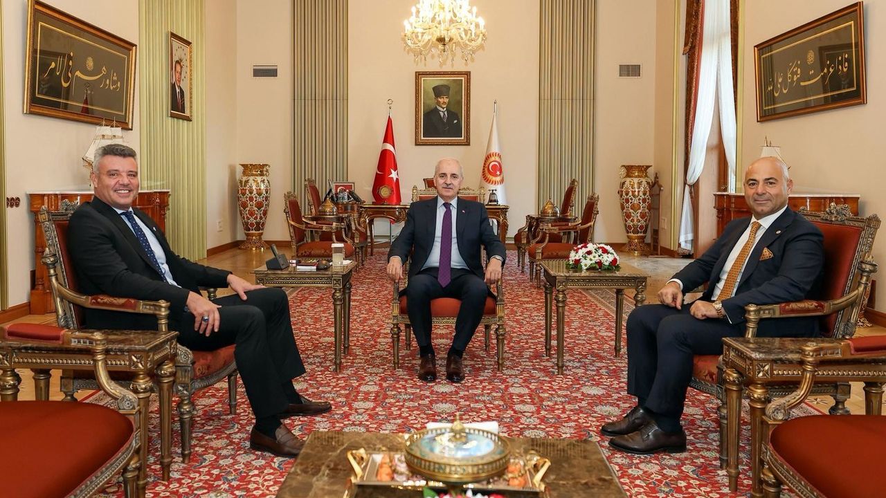 Sadettin Saran TBMM Başkanı Kurtulmuş ve Bakan Murat Kurum’u Ziyaret Etti