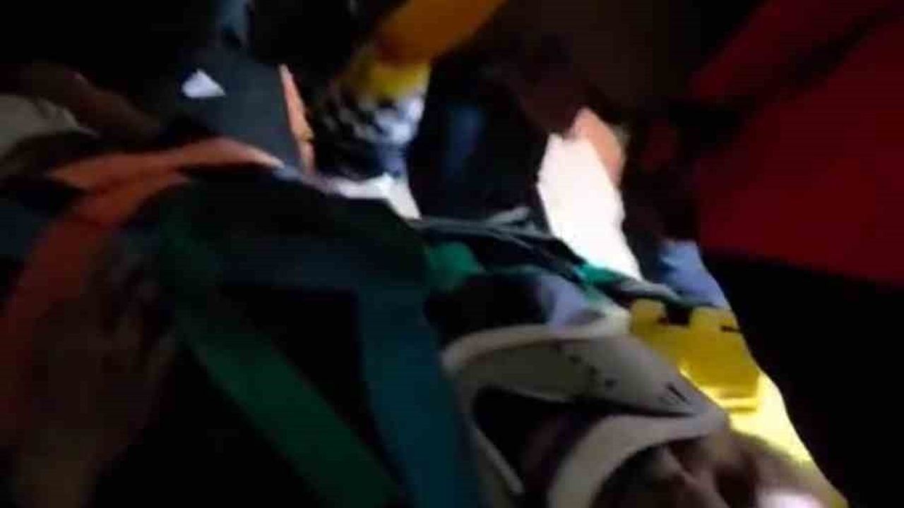 Safranbolu'da apartman boşluğuna düşen 67 yaşındaki adam kurtarıldı