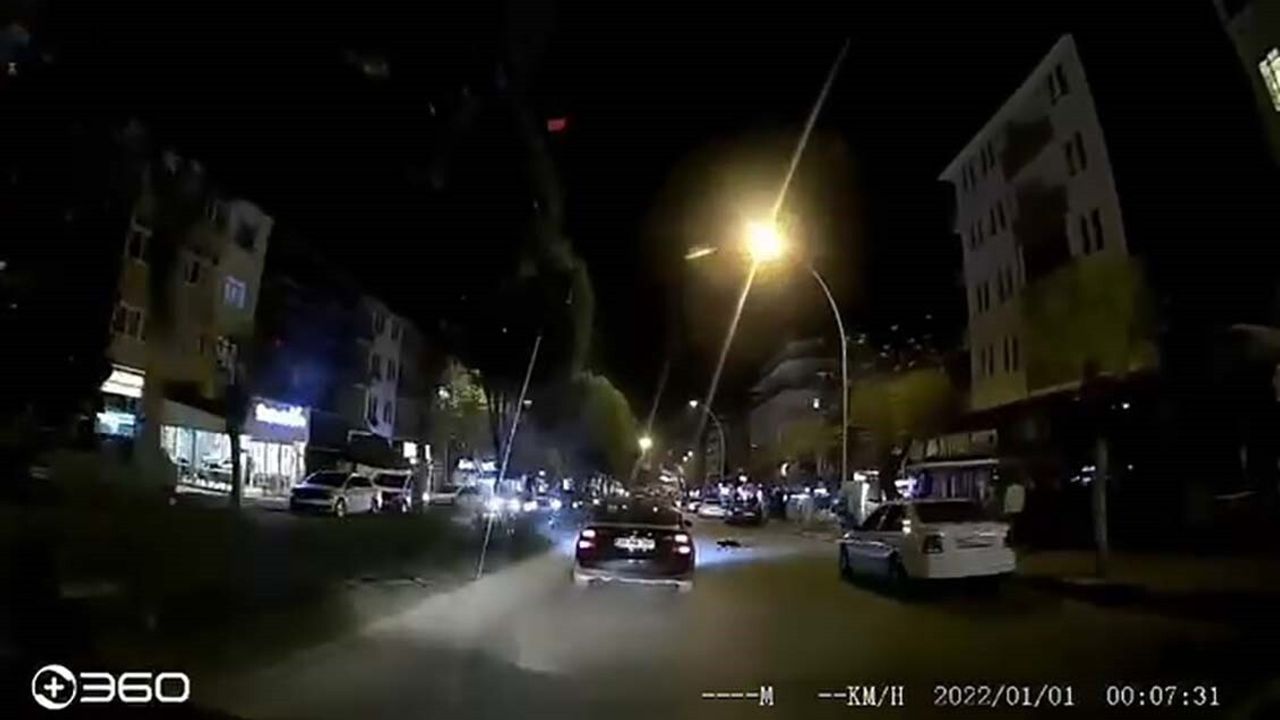 Safranbolu'da Araç Kamerası Kayıt Etti: Kedi Otomobil Altında Ezilerek Telef Oldu