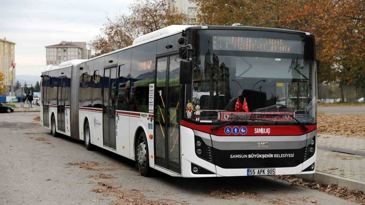 Samsun Büyükşehir’den Bafra’ya 4 Seferlik Öğrenci Ringi