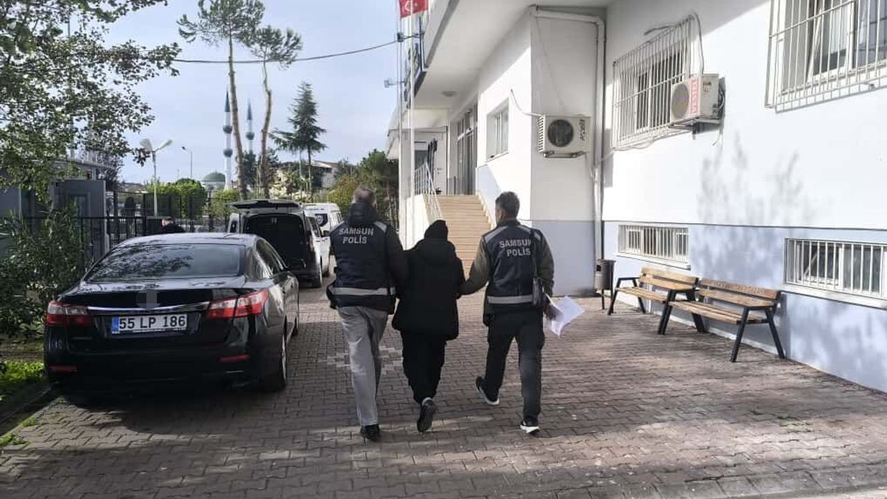 Samsun'da 12 yıl 11 ay hapis cezası bulunan şahıs Bafra'da yakalandı