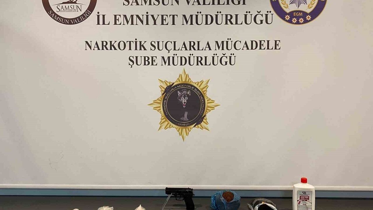 Samsun'da Çatı Katına Narkotik Operasyonu: Yüklü Uyuşturucu, 1 Gözaltı