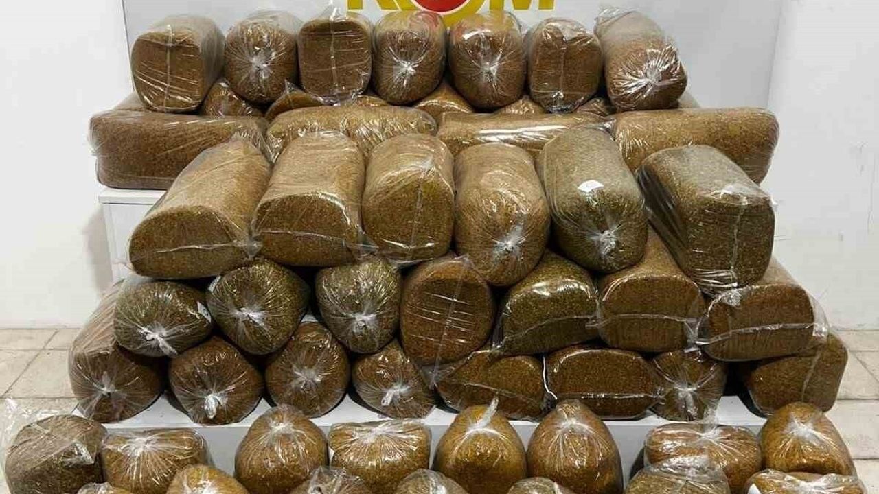 Samsun'da minibüste 290 kilo kaçak tütün ele geçirildi