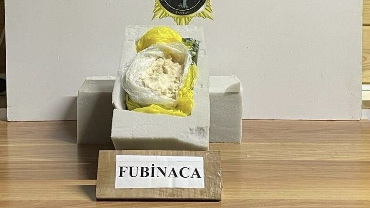 Samsun'da minibüste 650 gram uyuşturucu ele geçirildi