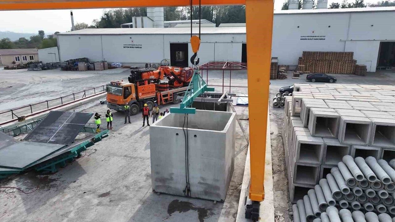 Samsun'da Prefabrik Betonarme Su Deposu Üretimi: Yıllık 120 Adet, 10 Milyon TL Tasarruf