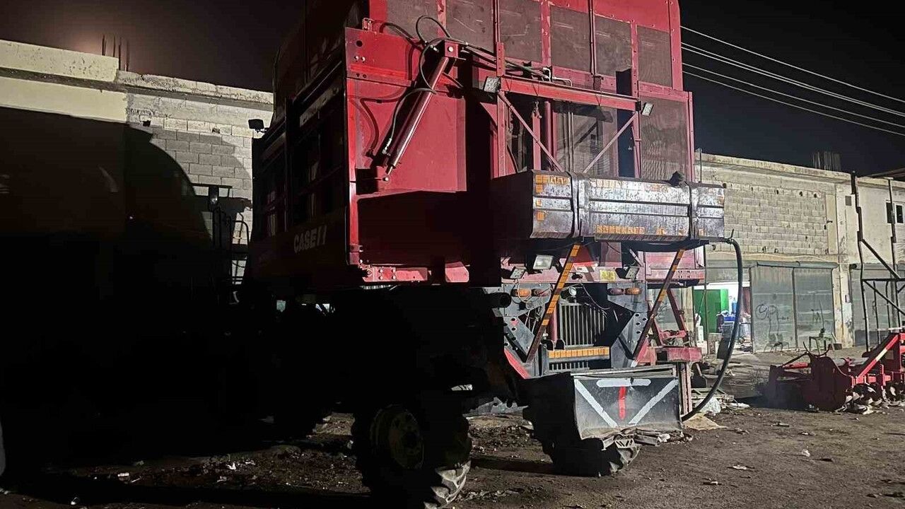 Şanlıurfa'da Biçerdöverden 1 Milyon TL'lik Parça Hırsızlığı